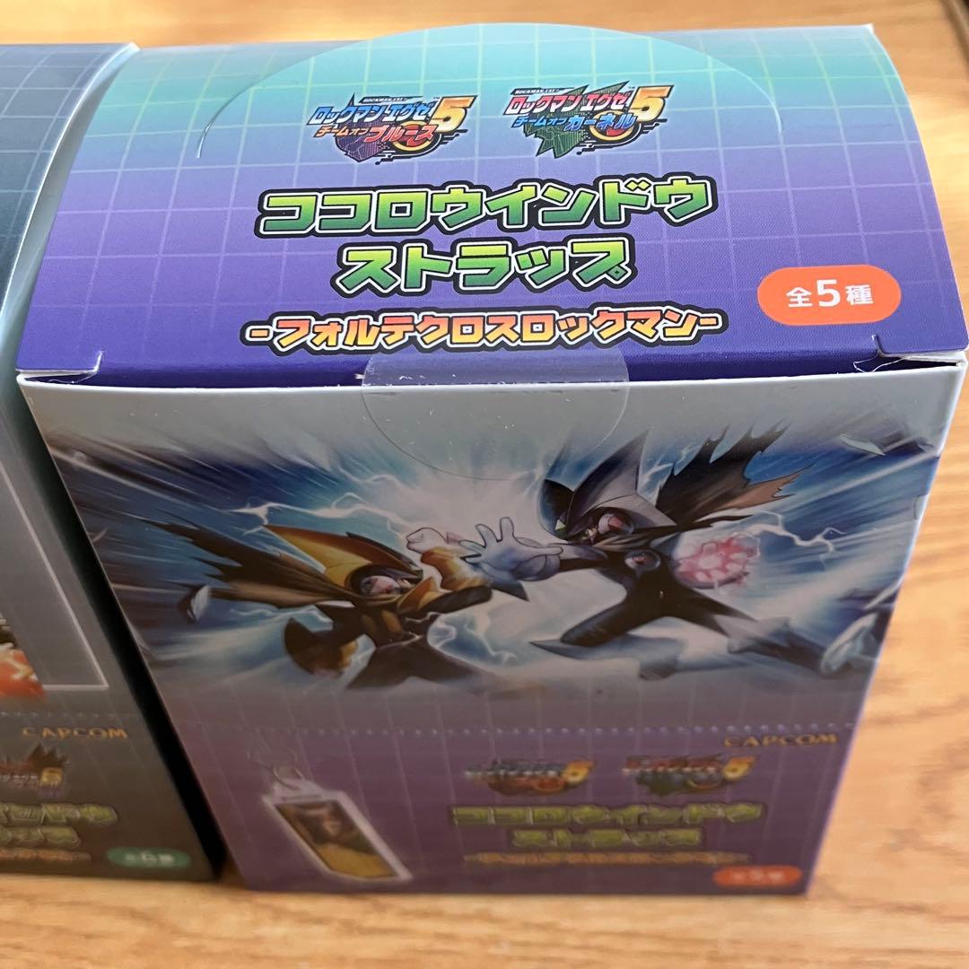 【新品未開封】ロックマンエグゼ　ココロウインドウストラップ　未開封BOXセット