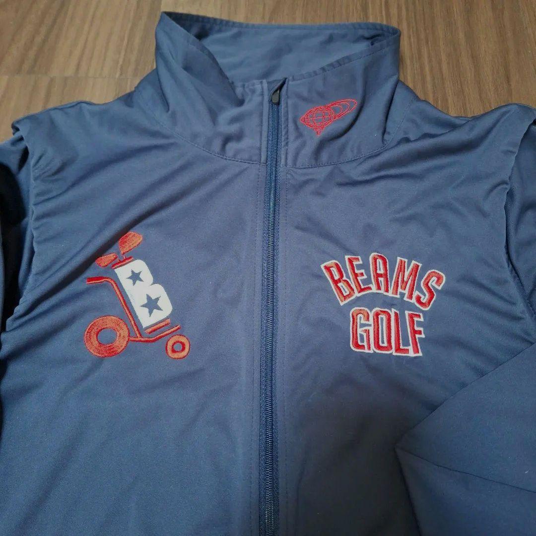BEAMS GOLF ジャケット ネイビー　 M 　2WAY 　ベスト