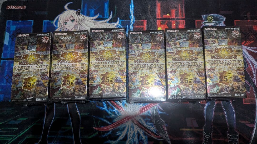 遊戯王OCG クォーターセンチュリーアートコレクション　6box シュリンク付き
