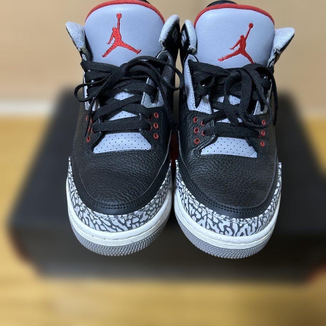 シューズ(男性用) AIR JORDAN3 RETRO OG BLACK CEMENT 2018