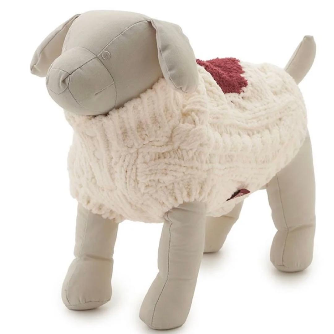 ジェラートピケ 【Valentine】ハートアランハイネックプルオーバー