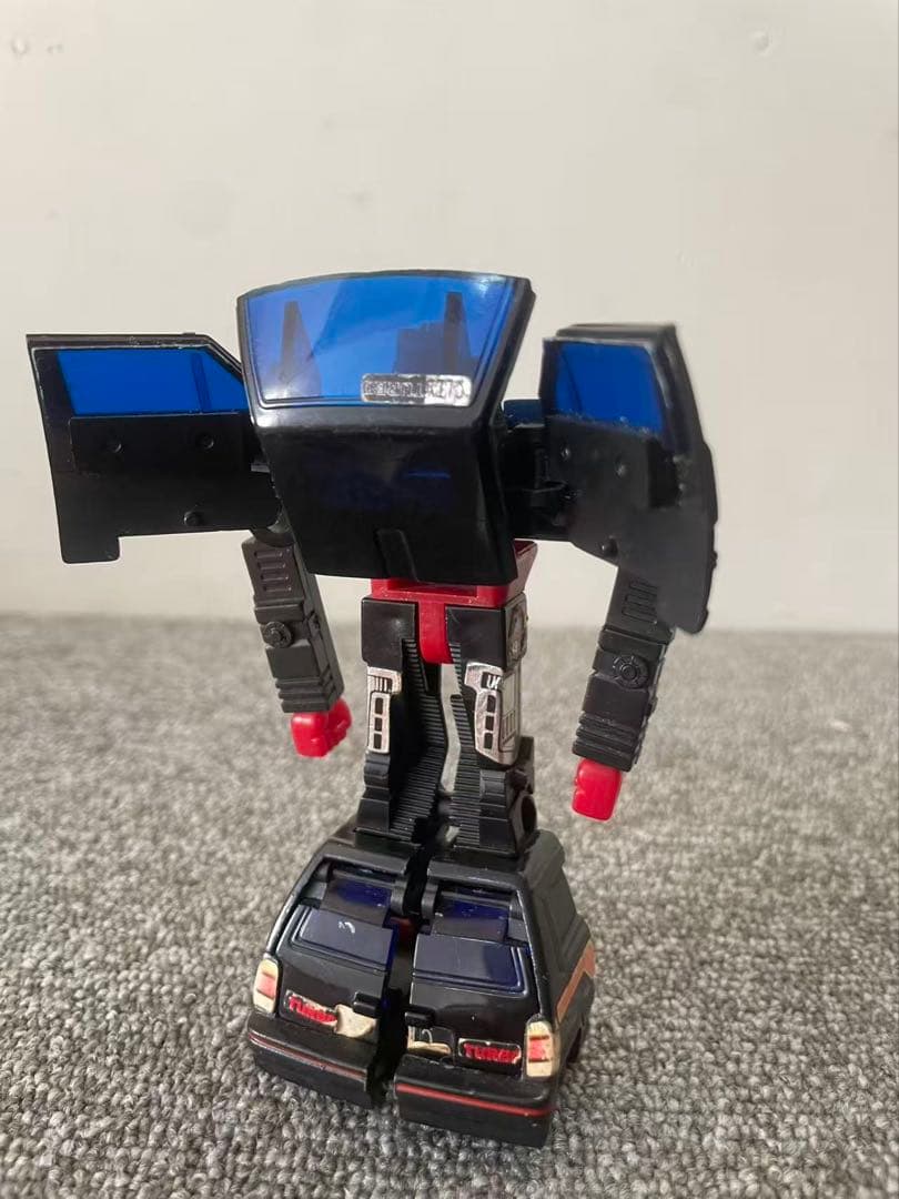 ダイアクロン カーロボット No.9 ホンダ・シティターボ ブラック 当時物