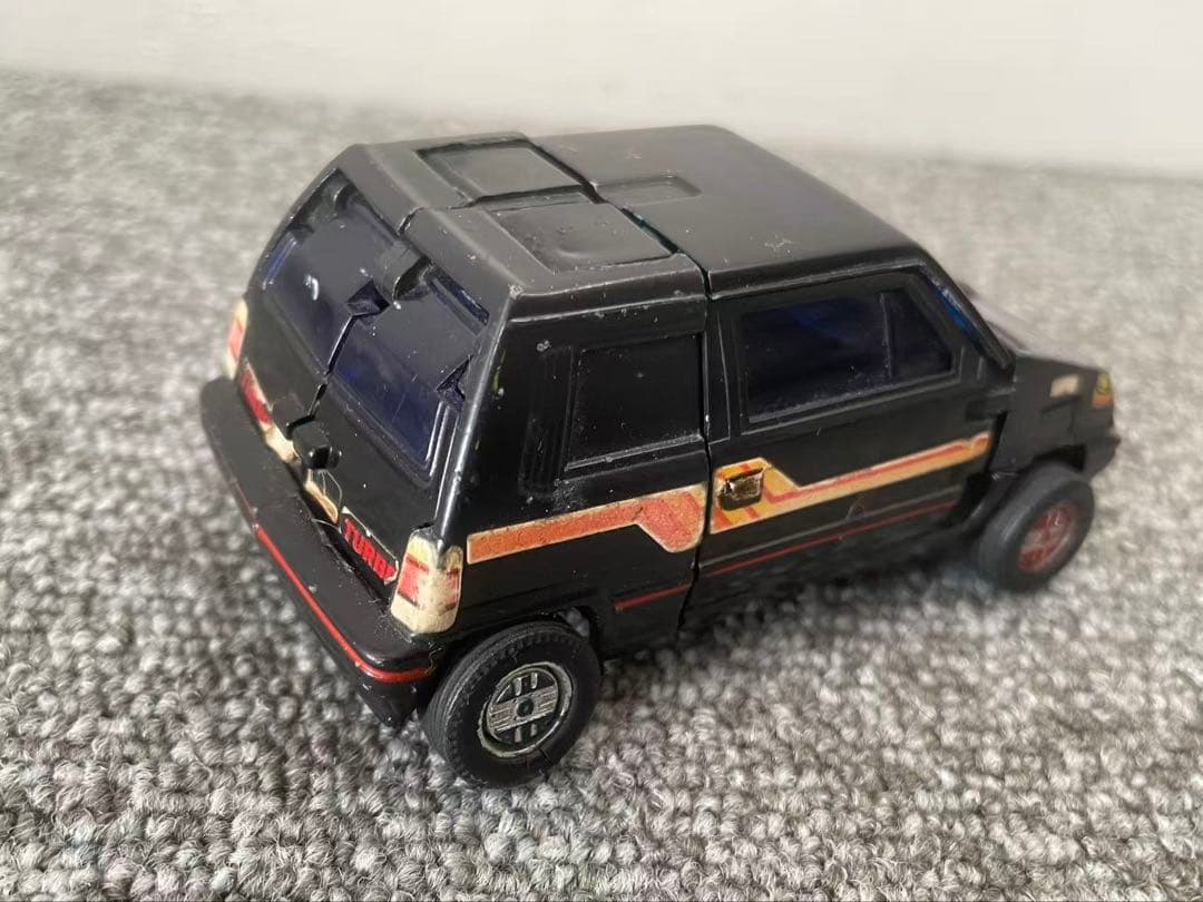 ダイアクロン カーロボット No.9 ホンダ・シティターボ ブラック 当時物