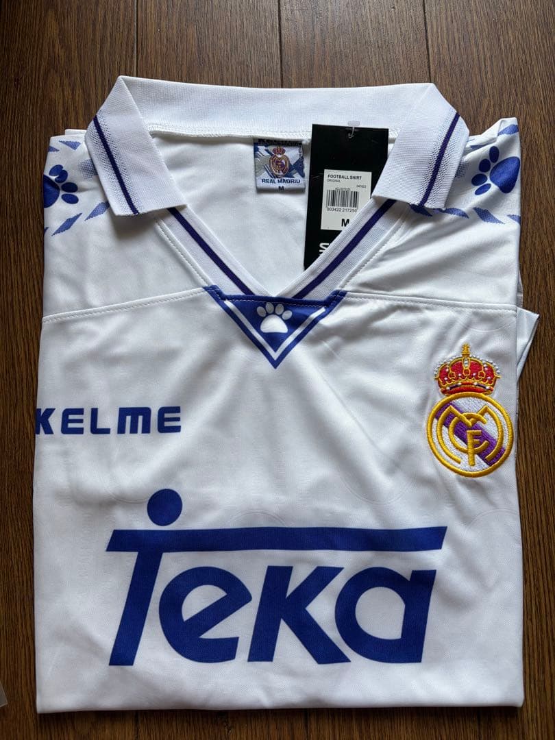レアル・マドリード ユニフォーム KELME TEKA ホワイト ヴィンテージ