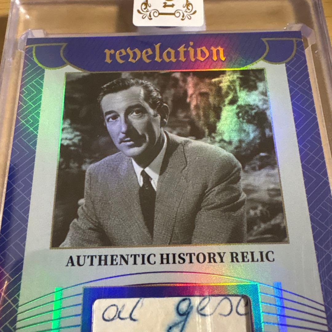 【限定レア】ウォルトディズニー 手書き部分 レリックカード 75枚限定