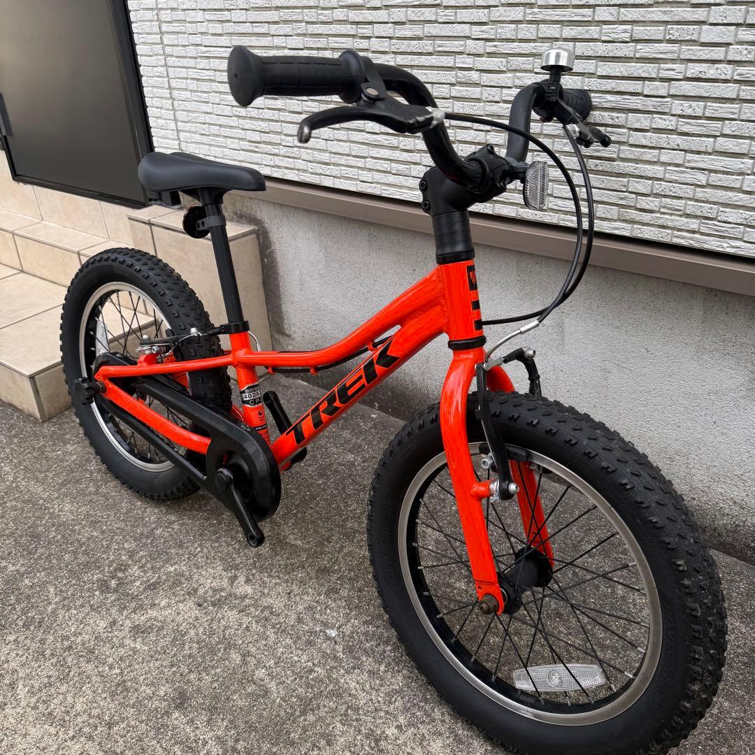 子供用自転車 16インチ Precaliber 身長99-117cm オレンジ