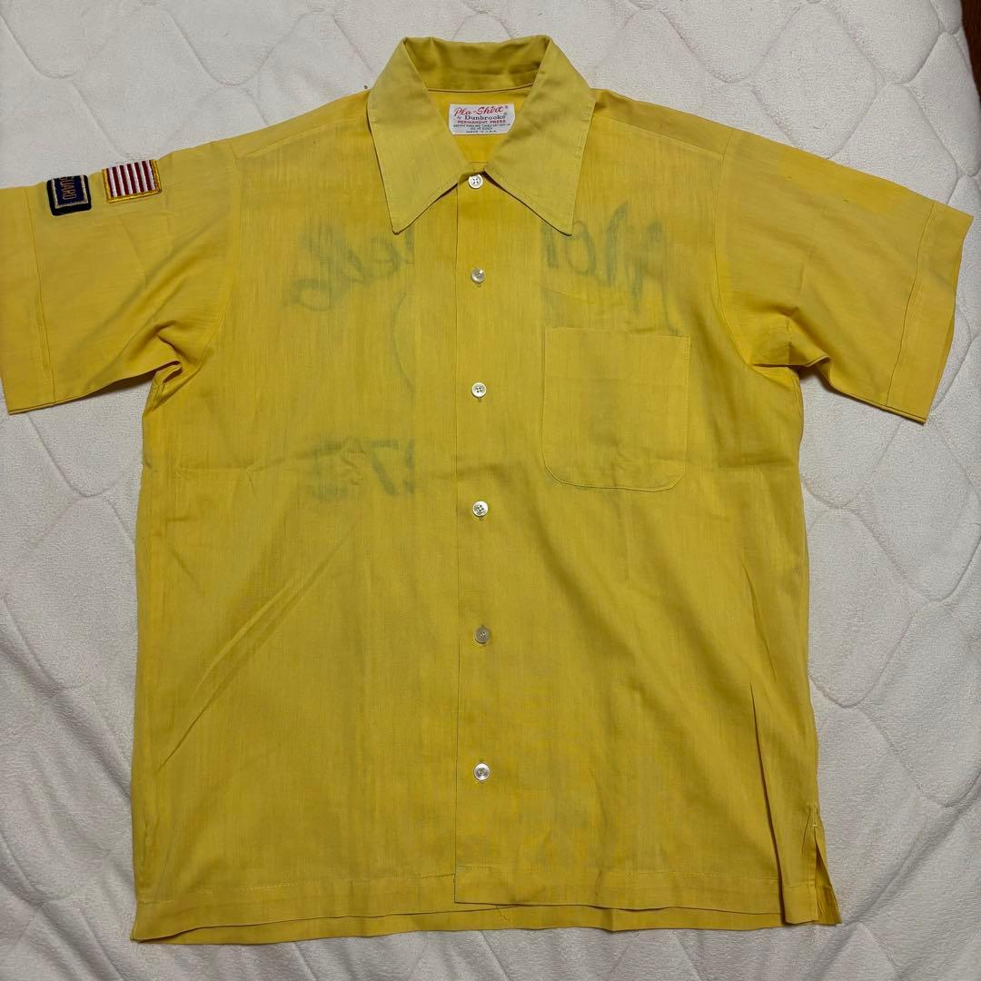 60's ビンテージ ミリタリー ボーリングシャツ 大戦物 ベトジャン USMA