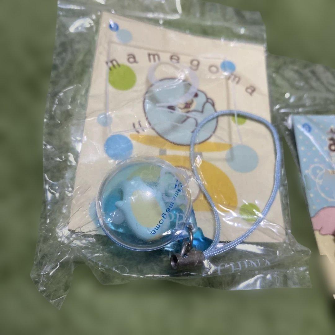 【新品】まめゴマ ストラップ2個セット　平成レトロ