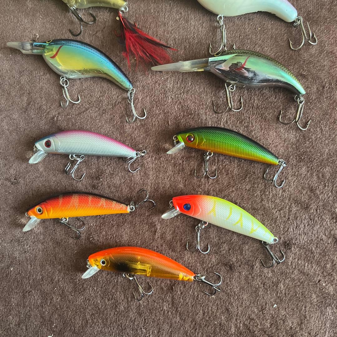 ハードルアーセット 多数 透明ケース付き約75個