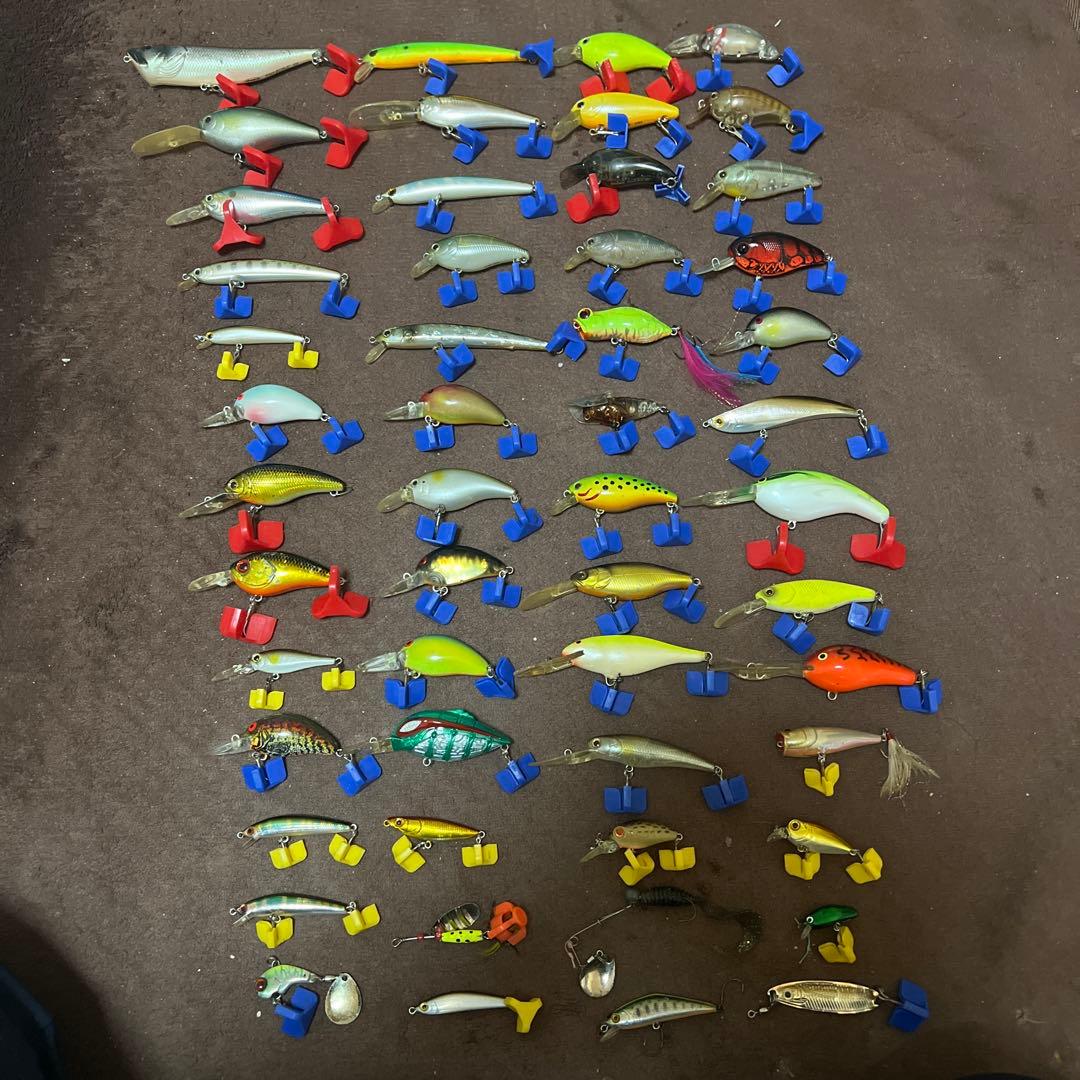 ハードルアーセット 多数 透明ケース付き約75個