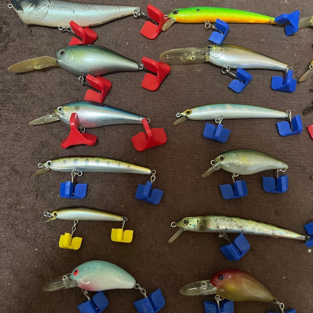 ハードルアーセット 多数 透明ケース付き約75個