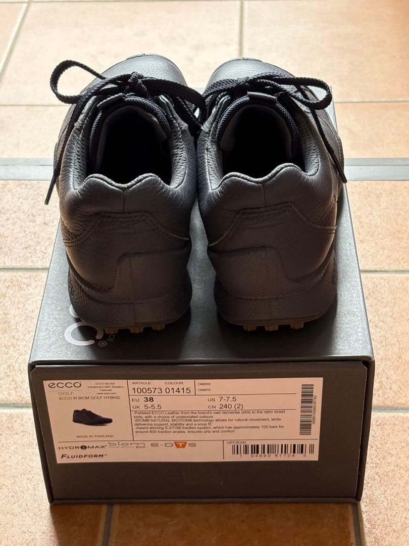 ecco バイオム ハイブリッド　ゴルフシューズ　24センチ