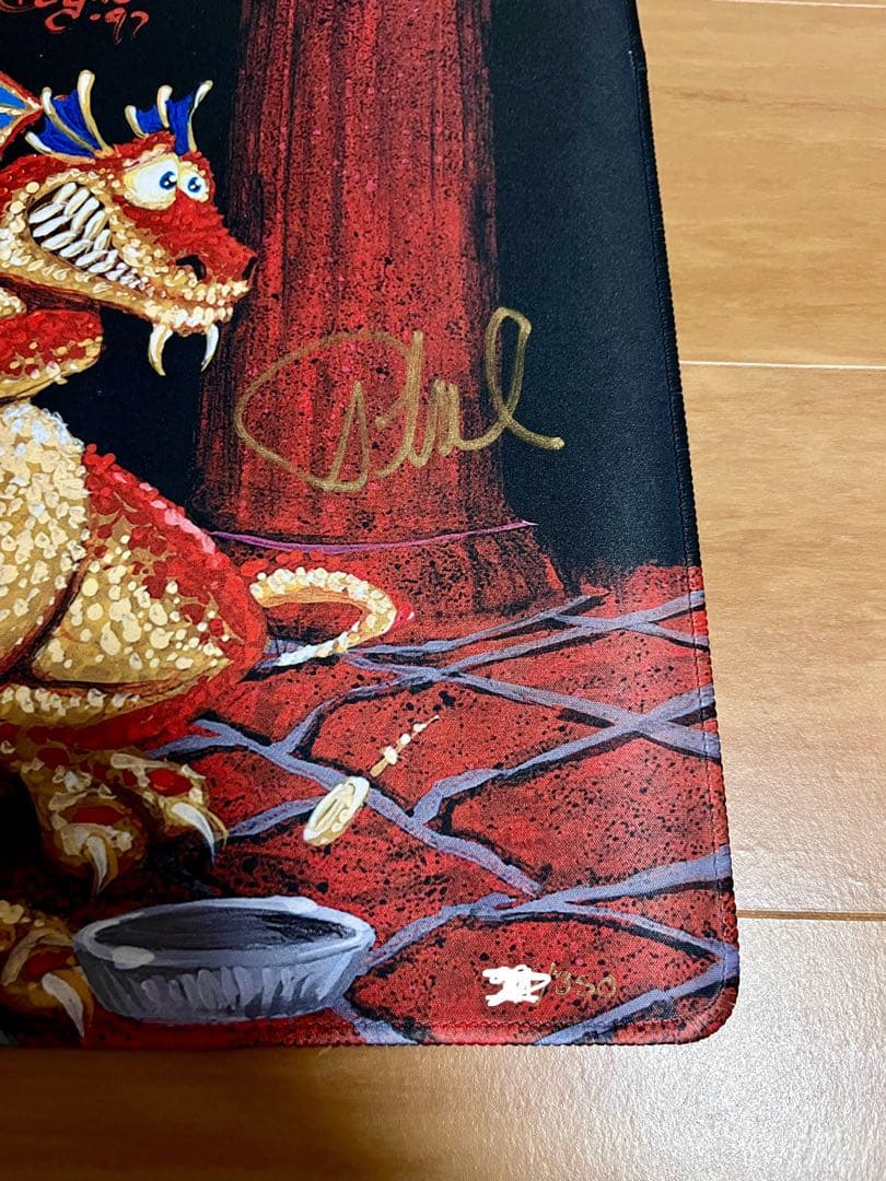 MTG 謙虚/Humility サイン入り プレイマット&プルーフ