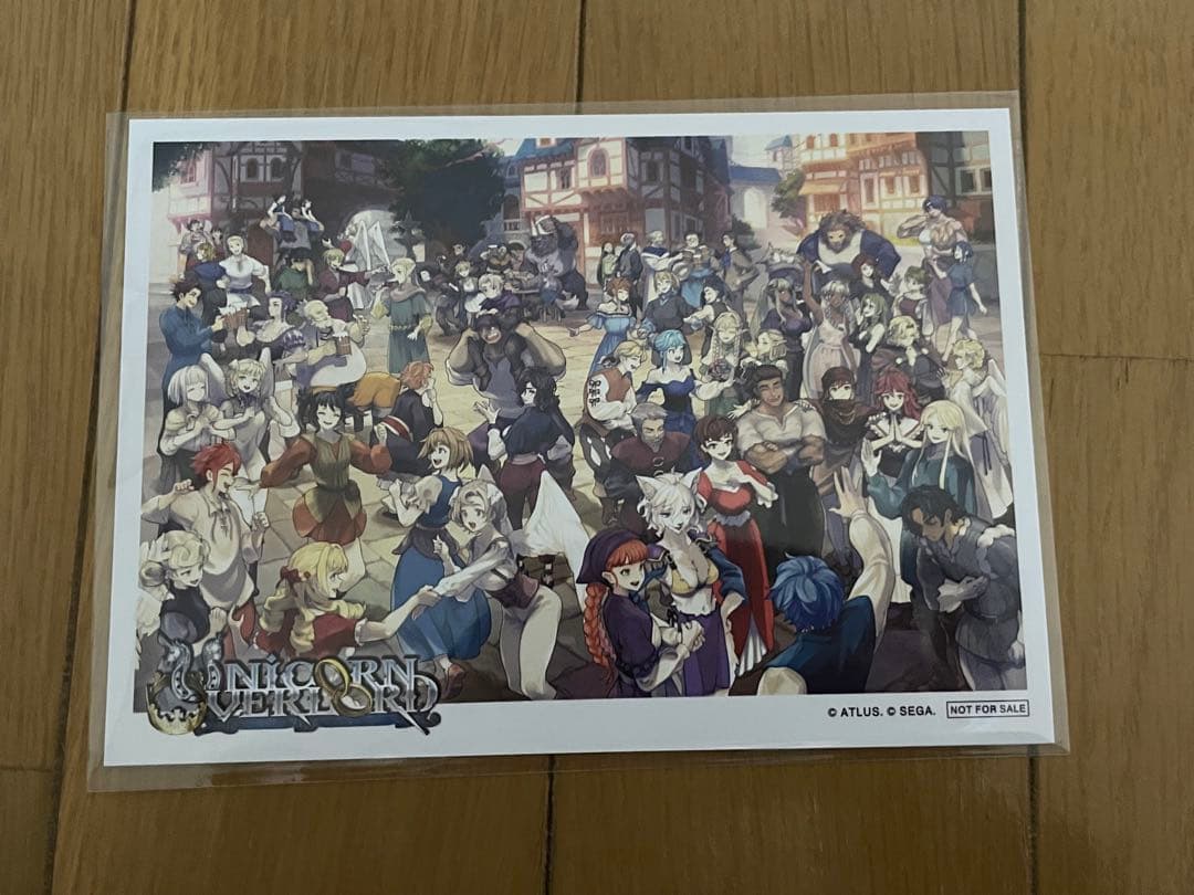 ユニコーンオーバーロード キャラファイングラフ ポストカード