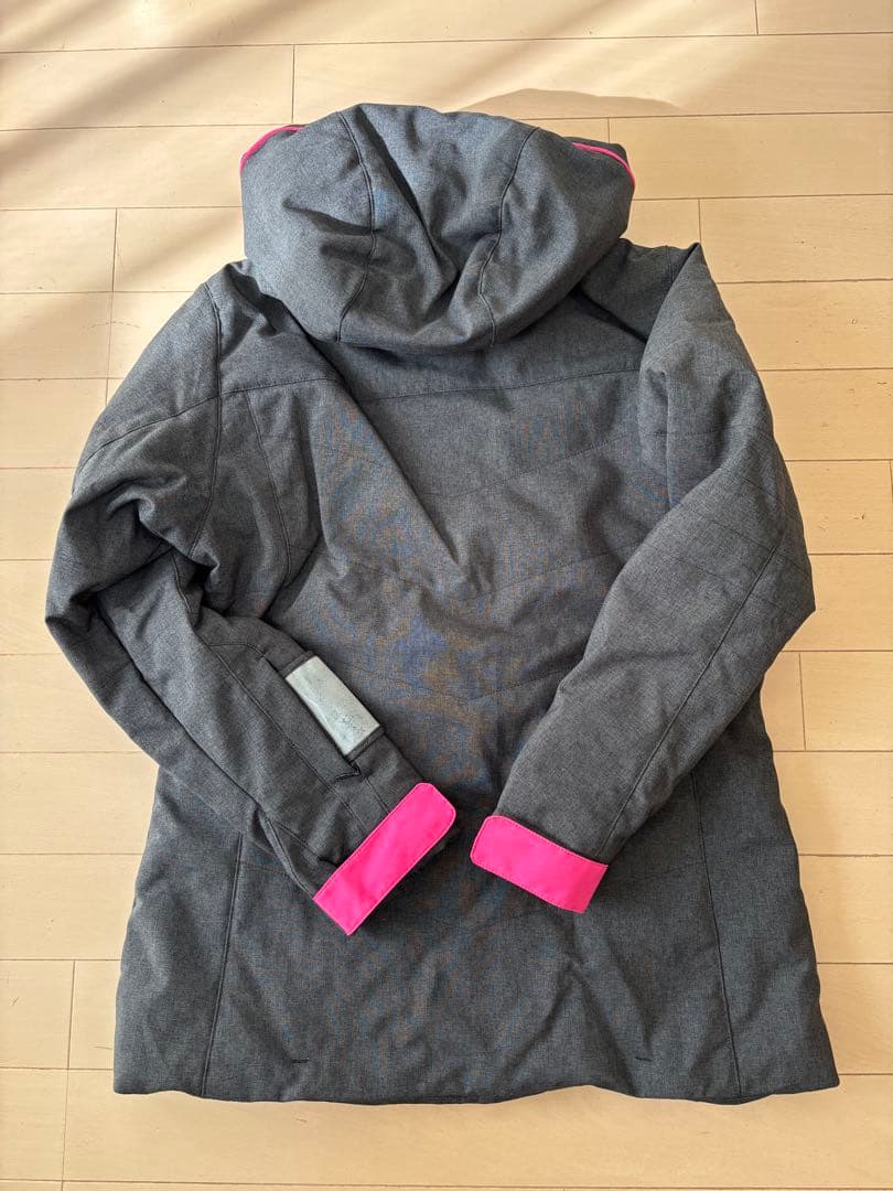 DESCENTE スキーウェア グレー/ピンク