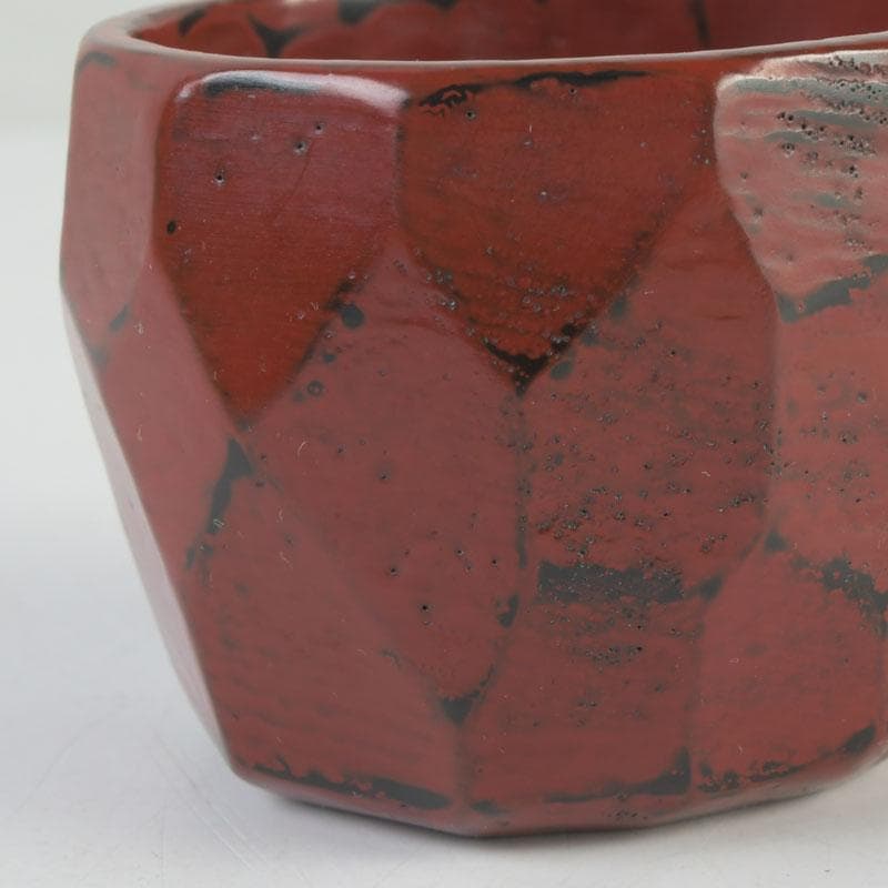 時代漆器　根來塗　ぐい呑　酒器　在銘　V　9856