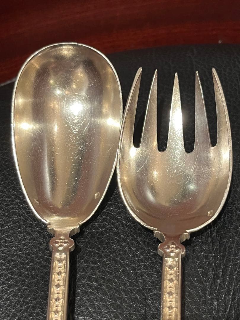ピュイフォルカ　純銀製　950 最高峰　ビッグサーバー フランスアンティーク