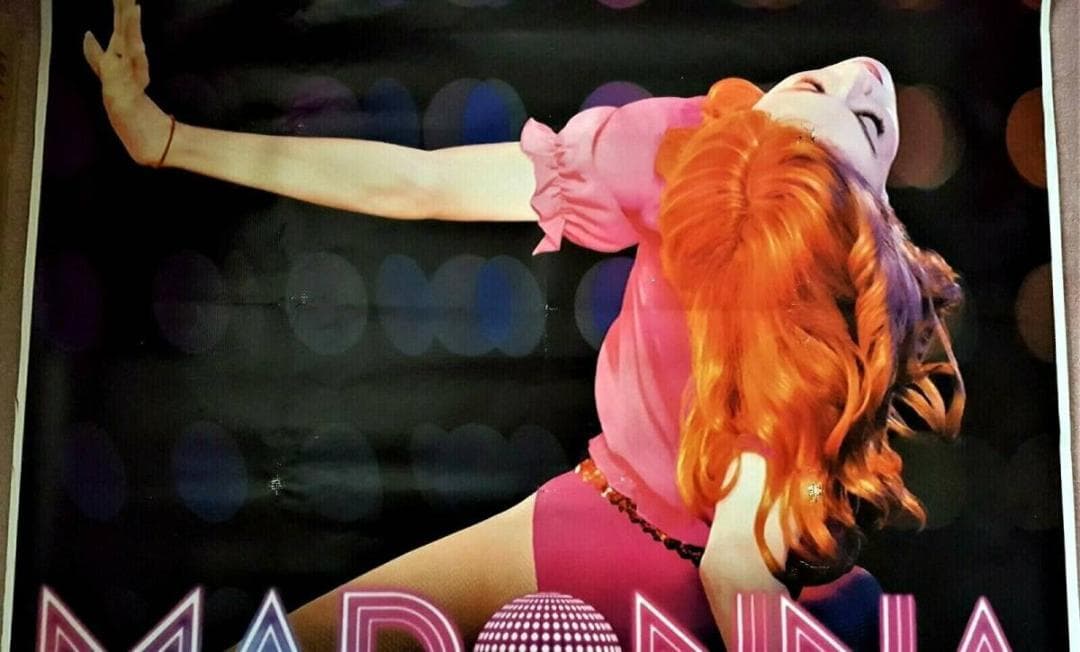 マドンナ　Confessions　メキシコ製　大判 厚手 ビニール製 ポスター