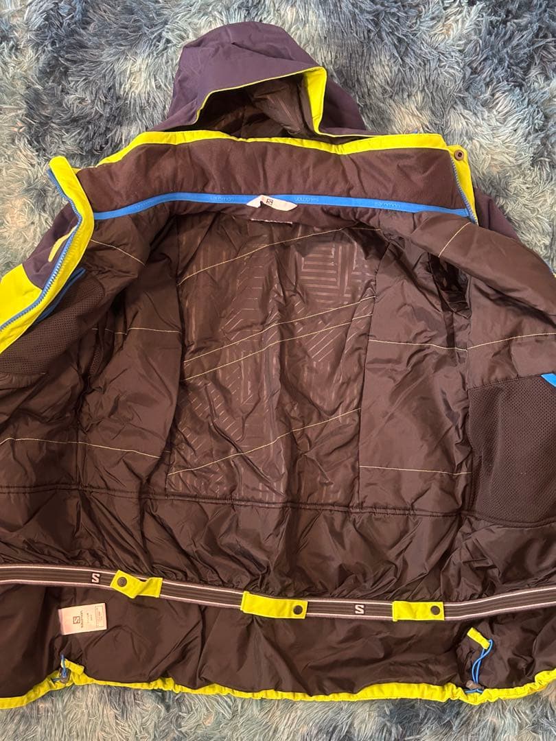 Salomon Clima Pro スキーウェア S ネオンイエロー