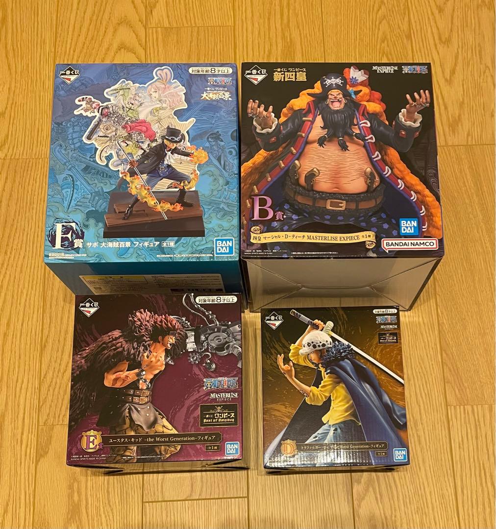 ワンピース 一番くじ プライズ フィギュア 下位賞まとめ