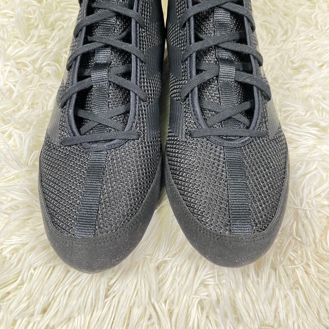 未使用極美品　アディダス　ボクシングシューズ BOXHOG3 メッシュ　ブラック