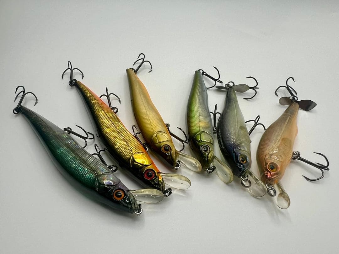 ハードルアー ミノー6個セット メガバス 110 95 X80プロップダーター