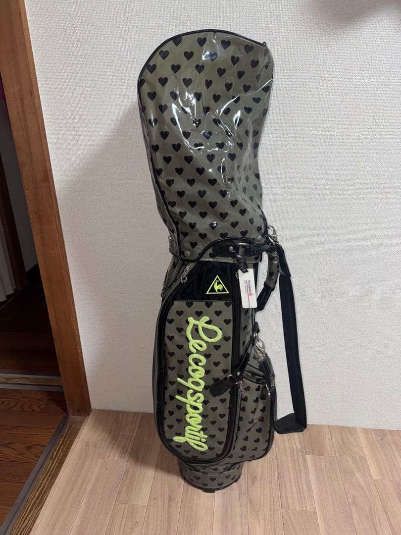 le coq sportif ルコックゴルフ キャディバッグ ハート柄