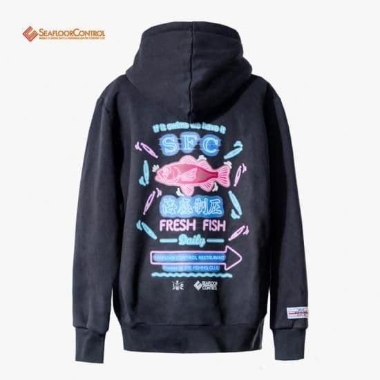 シーフロアコントロール IFC × SFC アカムツネオンフーディー Lサイズ