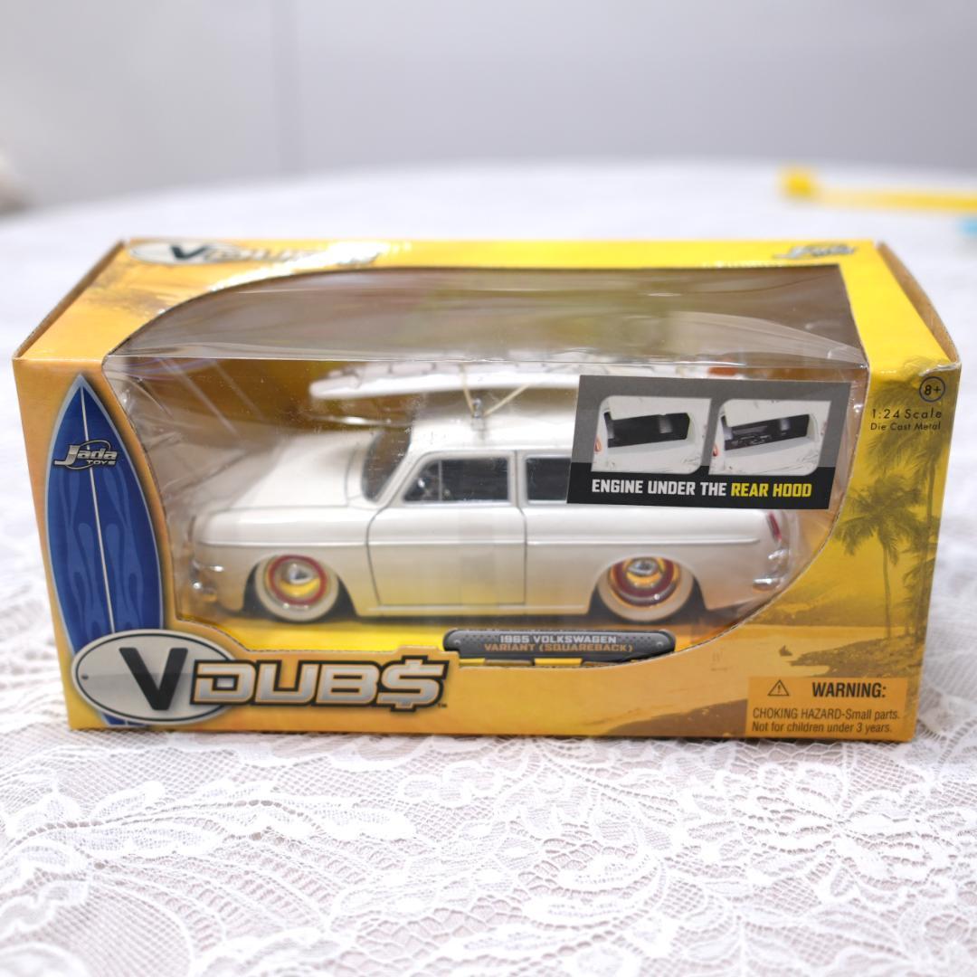 【未使用】JadaToys製VWミニカー1:24 サーフボードつき