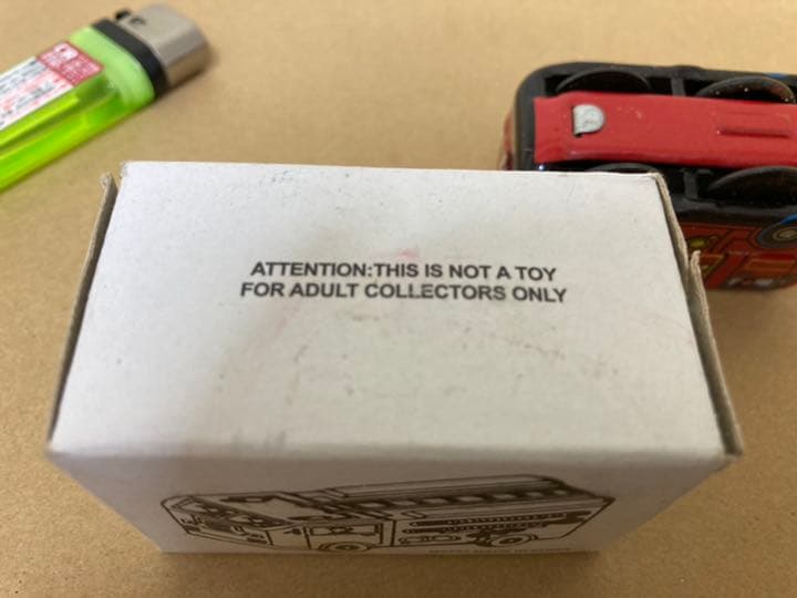 レトロ　金属製　消防車　動けます