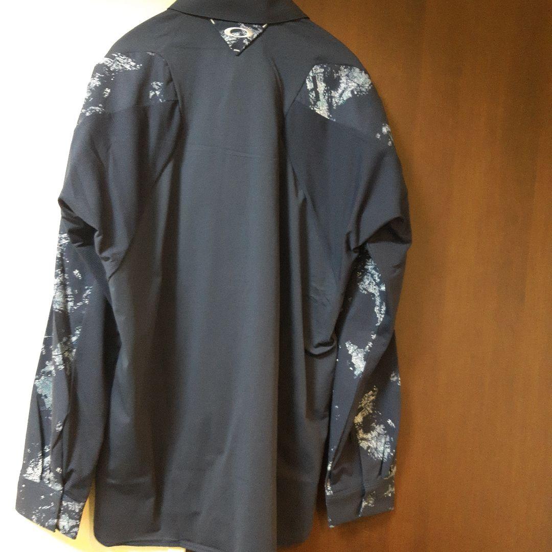 新品　オークリーゴルフ　メンズ　4WAYストレッチシャツ　スカルシリーズ