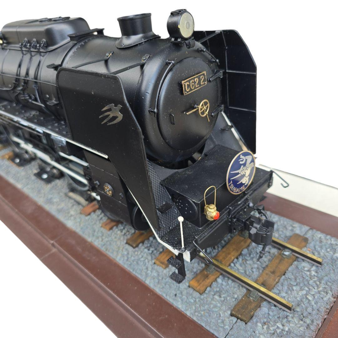 デアゴスティーニ蒸気機関車C62を作る　完成品　アクリルケース付き