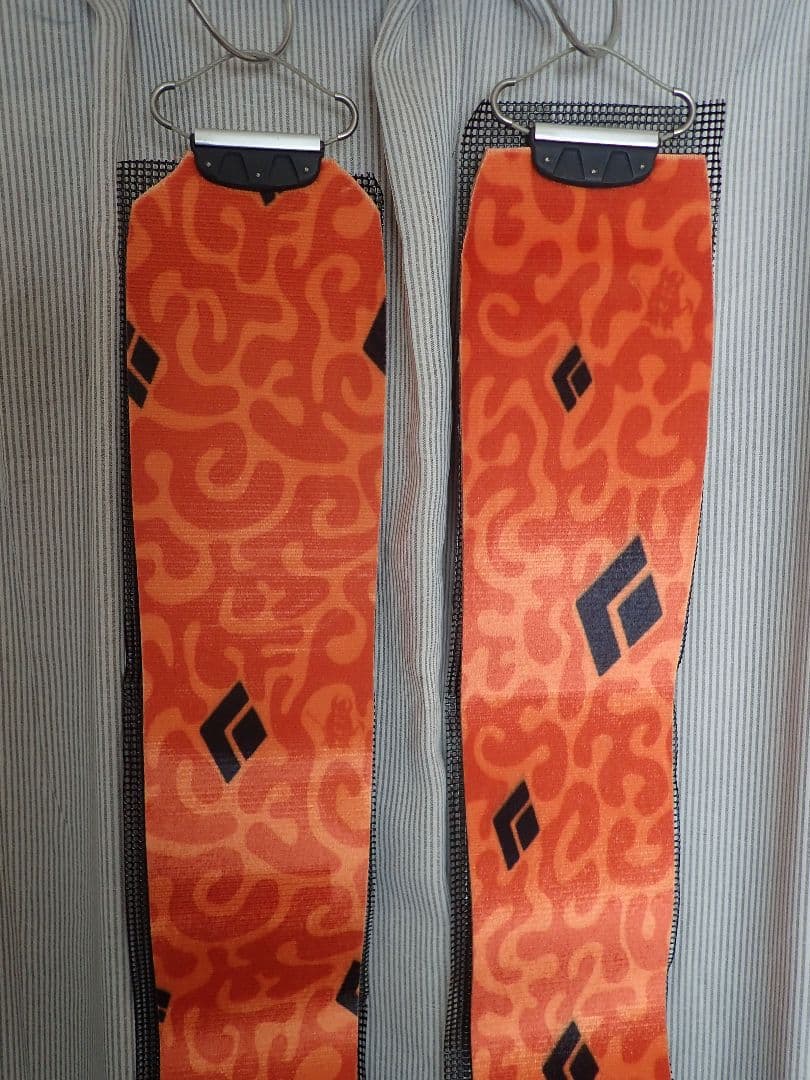 BD スキー　クライミングスキン　橙模様