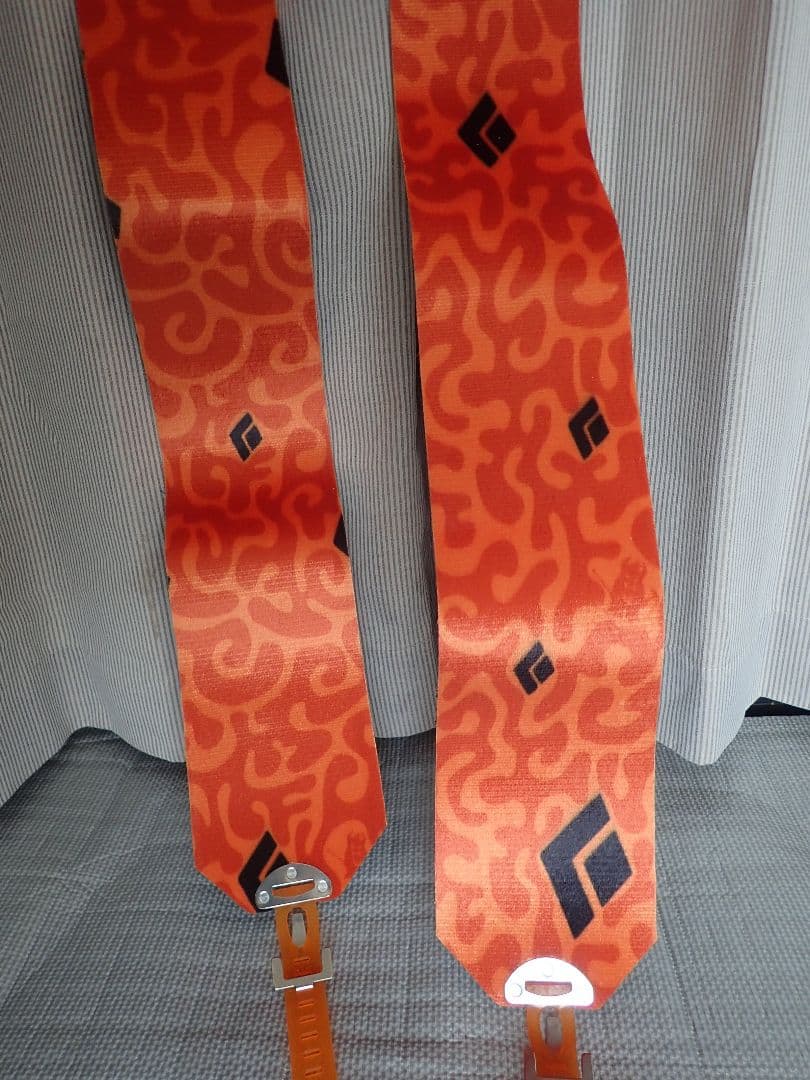 BD スキー　クライミングスキン　橙模様