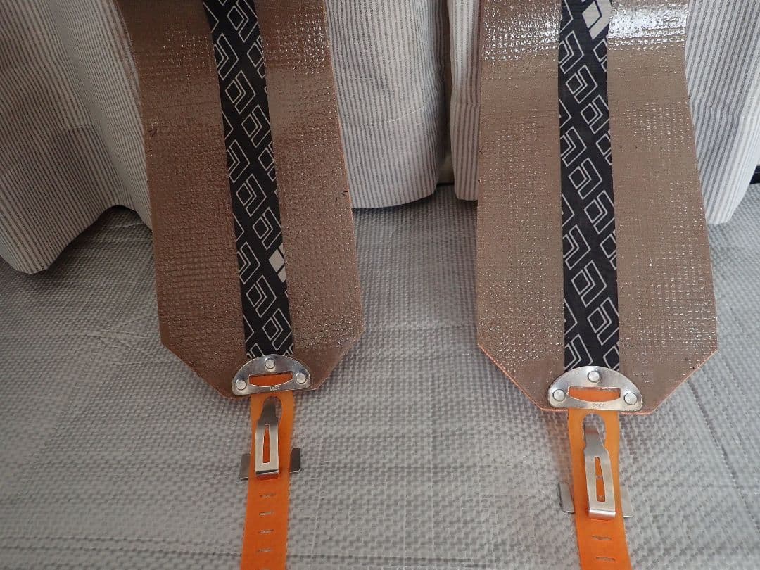 BD スキー　クライミングスキン　橙模様