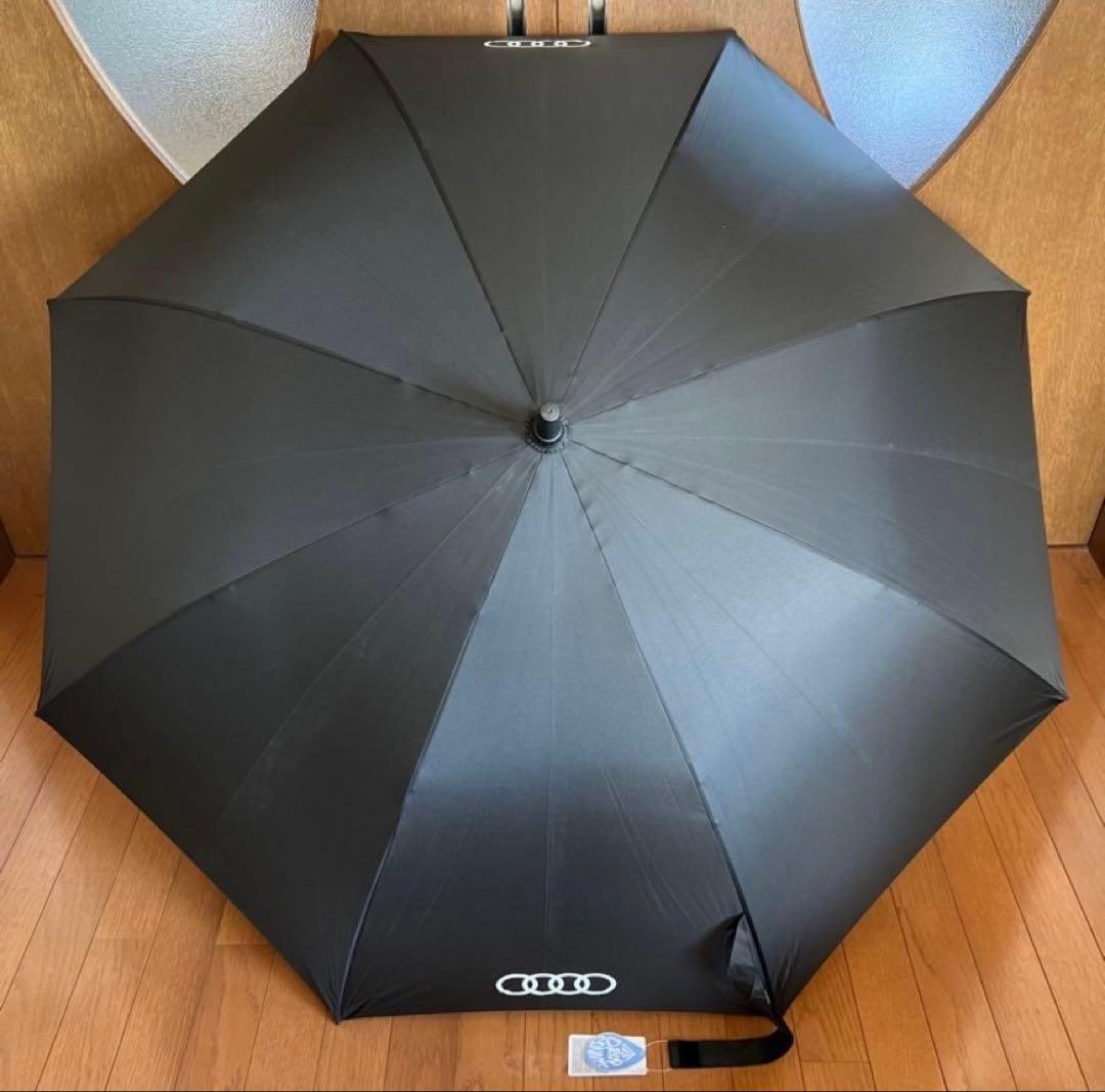 Audi アウディ 傘 アンブレラ ブラック ワンタッチ傘 ジャンプ式
