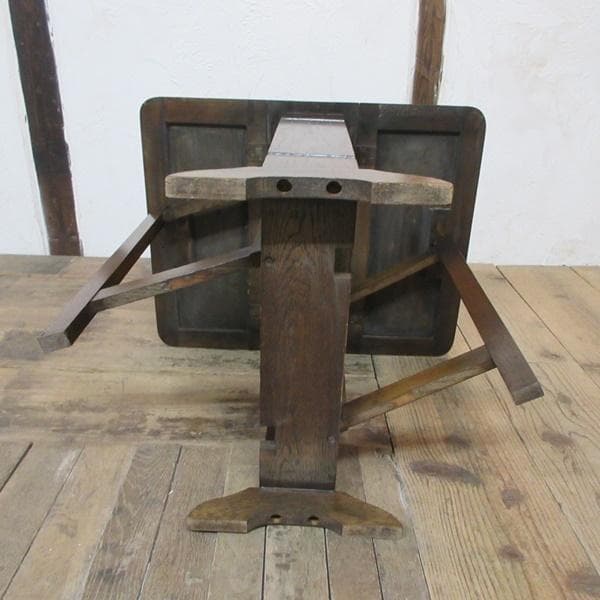 イギリス アンティーク 家具 CC41 スモールゲートレッグテーブル 6132e