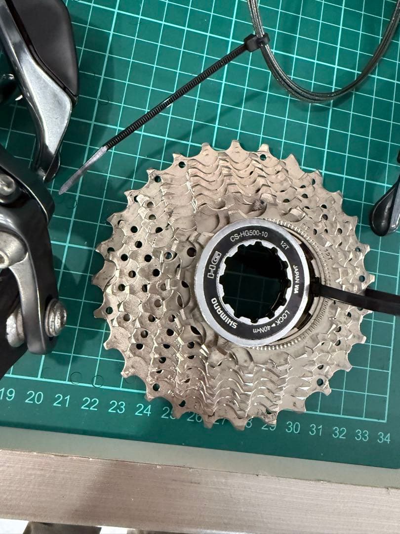 美品　SHIMANO ティアグラ R4700 リムブレーキ グループセット