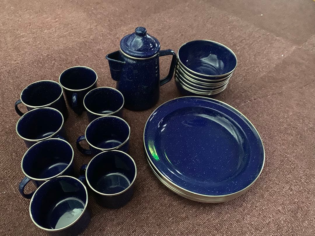 ホーロー　キャンプ　アウトドア食器　未使用