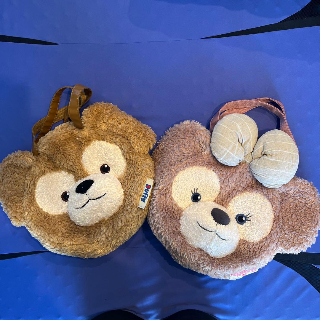 廃盤レア　ディズニー　ダッフィー　シェリーメイ　フェイスバッグ