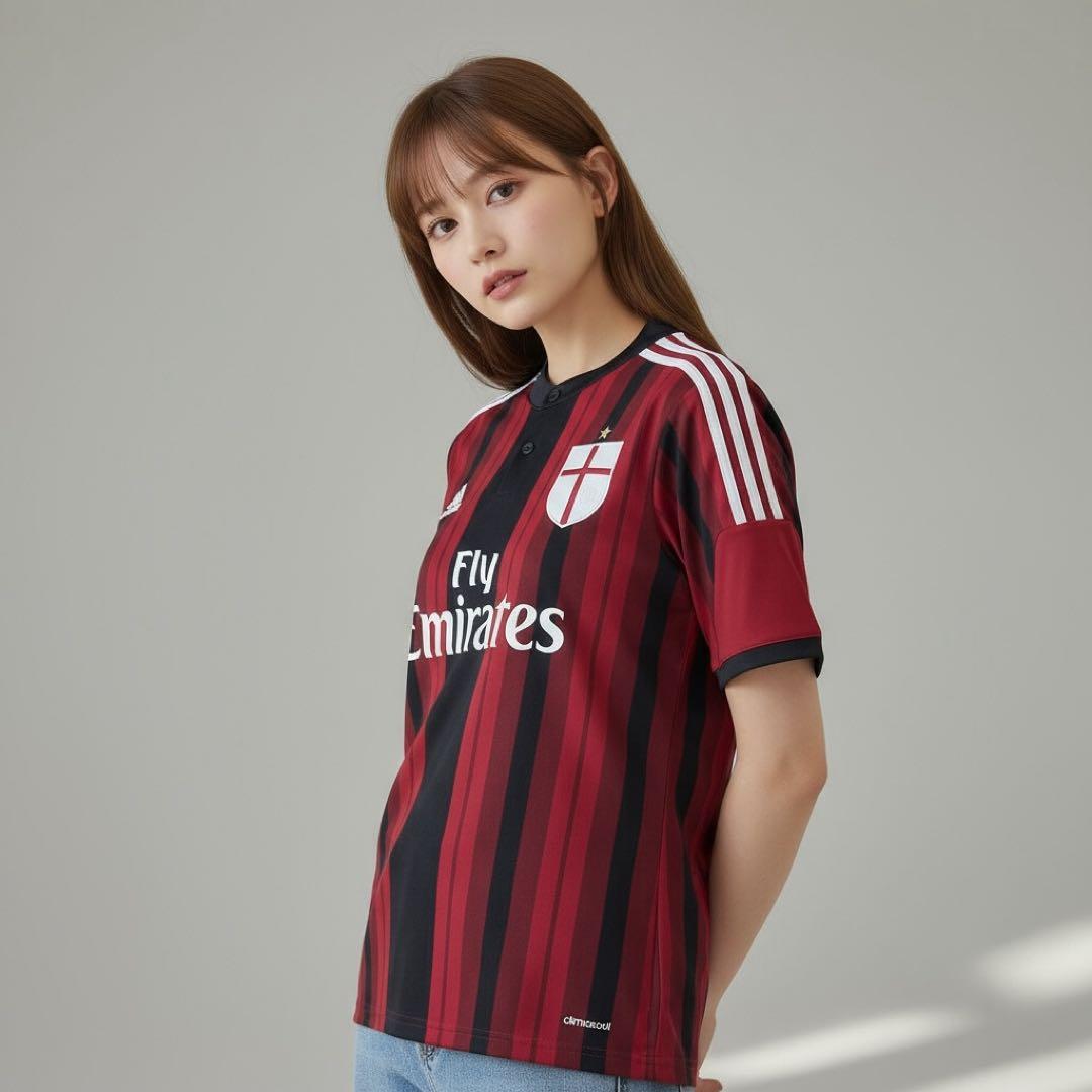 14/15 ACミラン #10 本田圭佑 ユニフォーム ホーム adidas O