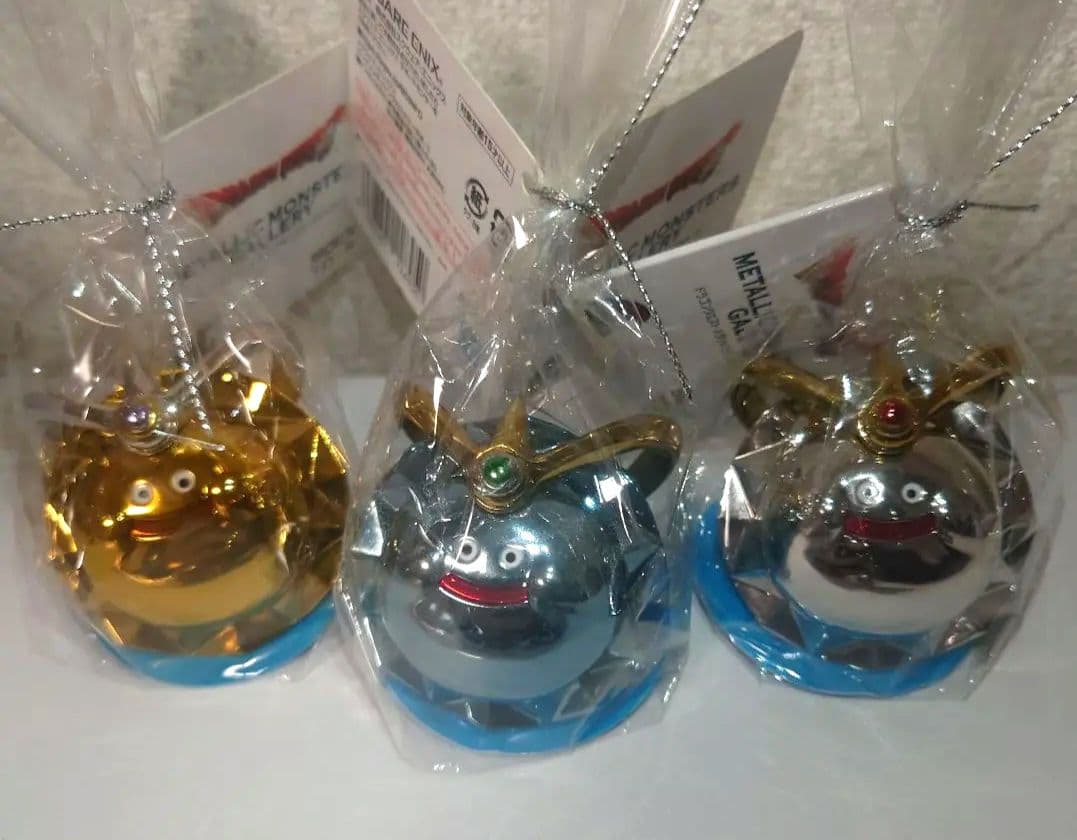 3点セット　ドラゴンクエストメタリックモンスターズ　ゴールデンスライム　プラチナ