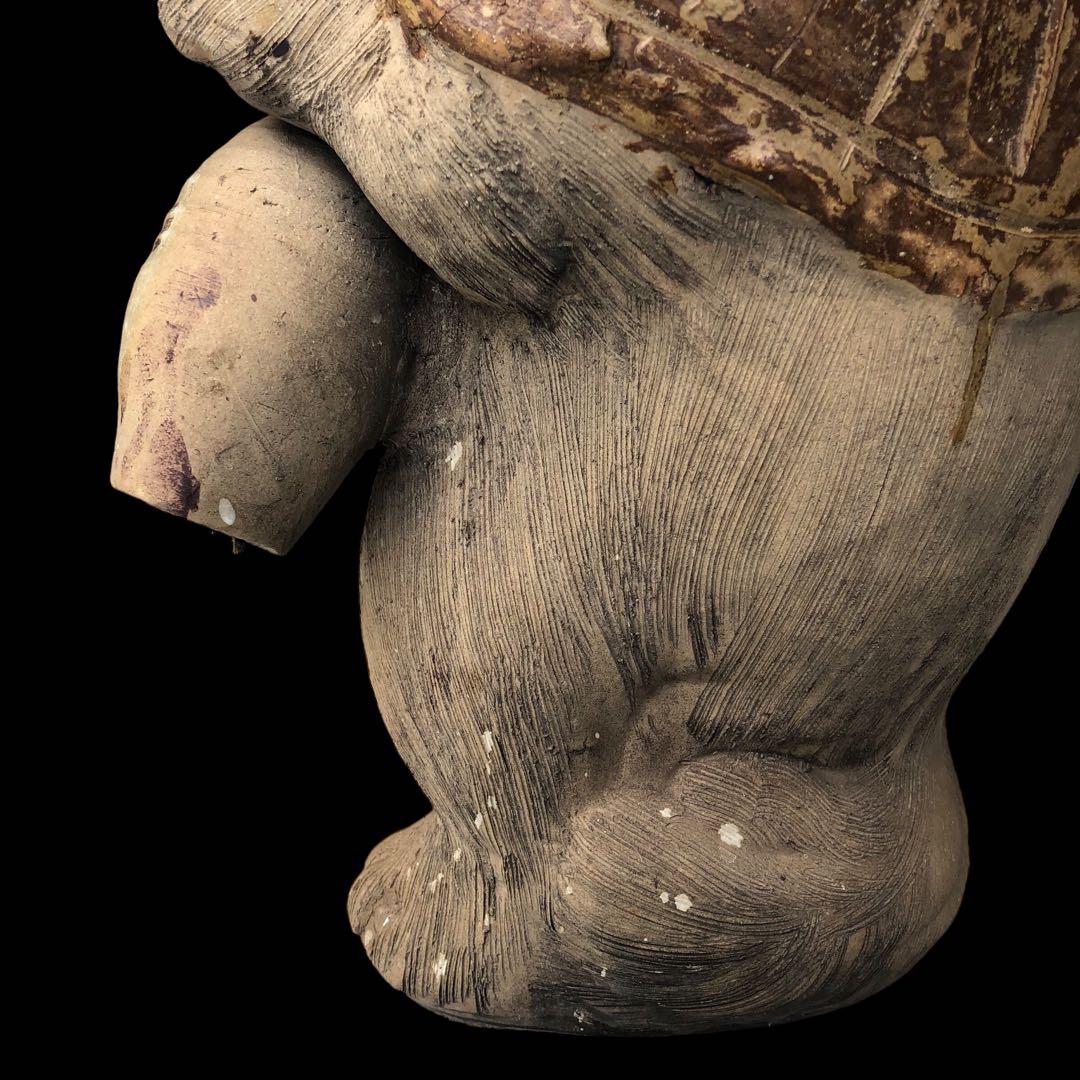 希少　60センチ　信楽焼　白たぬき　置物 骨董／アンティーク　ヴィンテージ 陶器