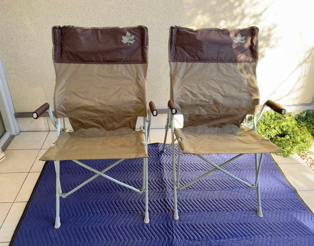 LOGOS ロゴス Life バックホールドチェア(ブラウン)【使用頻度少な目】