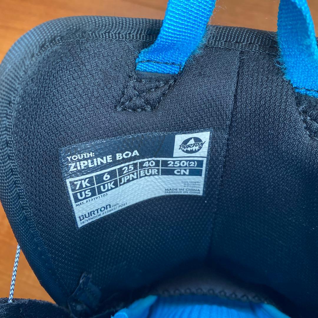 Burton Zipline kids スノーボードブーツ　25cm