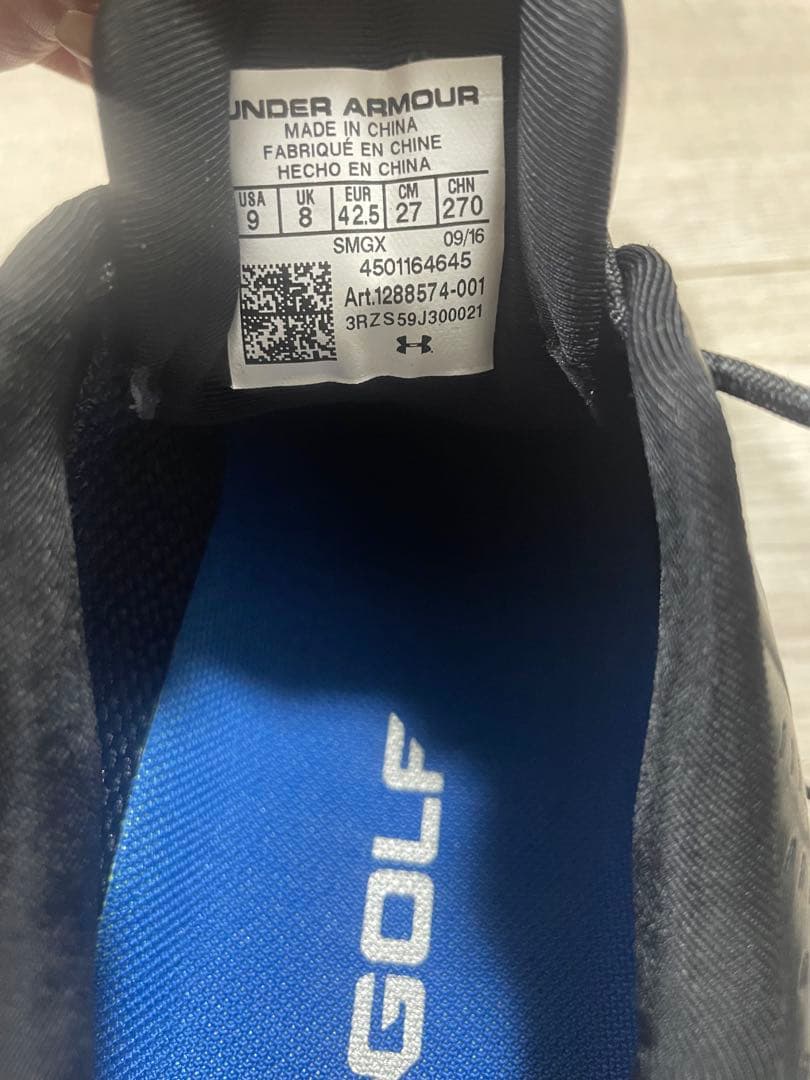 Under Armour ゴルフシューズ ブラック