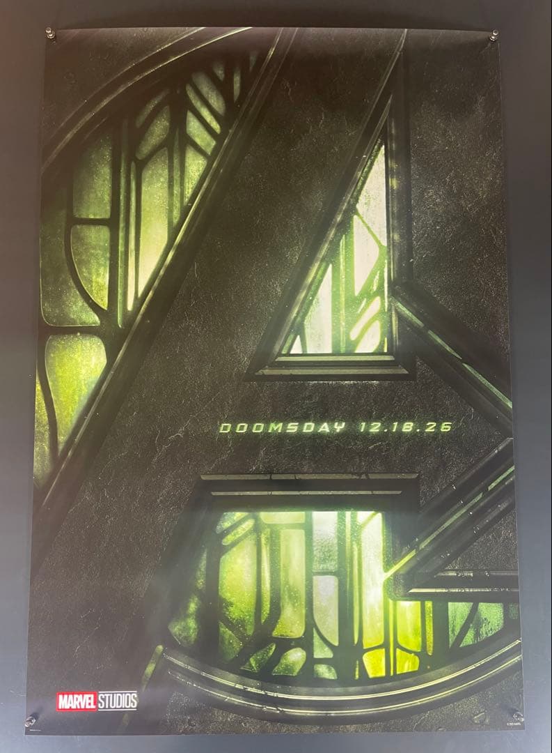 *枚数限定*映画館用両面印刷ポスターUS版:アベンジャーズ ドゥームズデイ