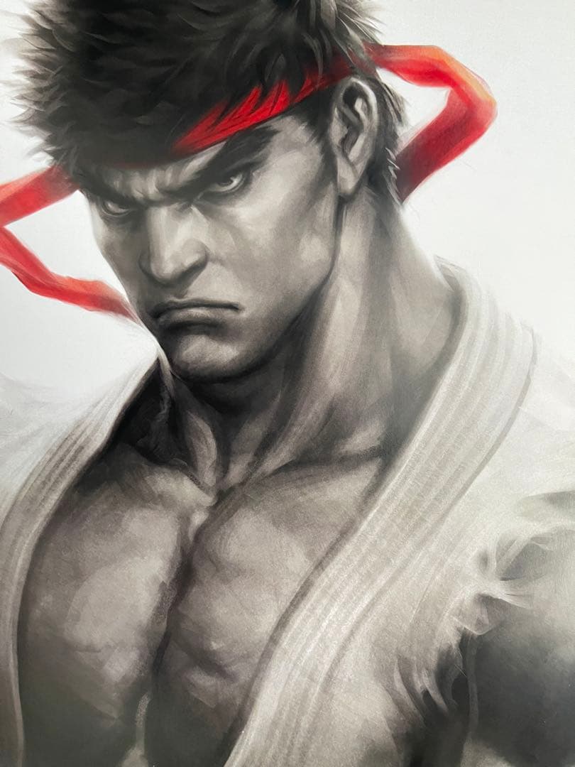 ストリートファイター リュウポスターby Artgermサイン入り