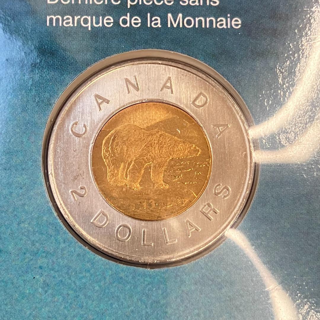 カナダ王立造幣局発行 2ドル（トゥーニー/Toonie）10周年記念