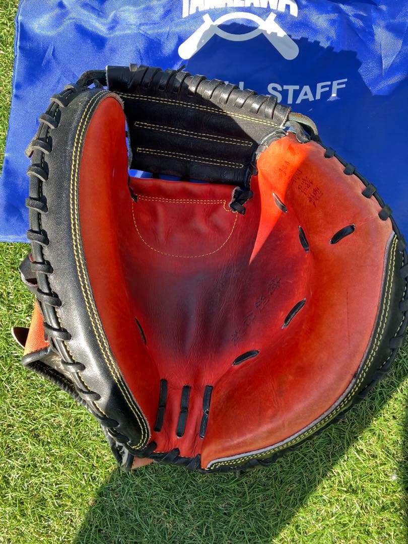 タマザワ 少年 軟式 捕手用 キャッチャーミット 右投用